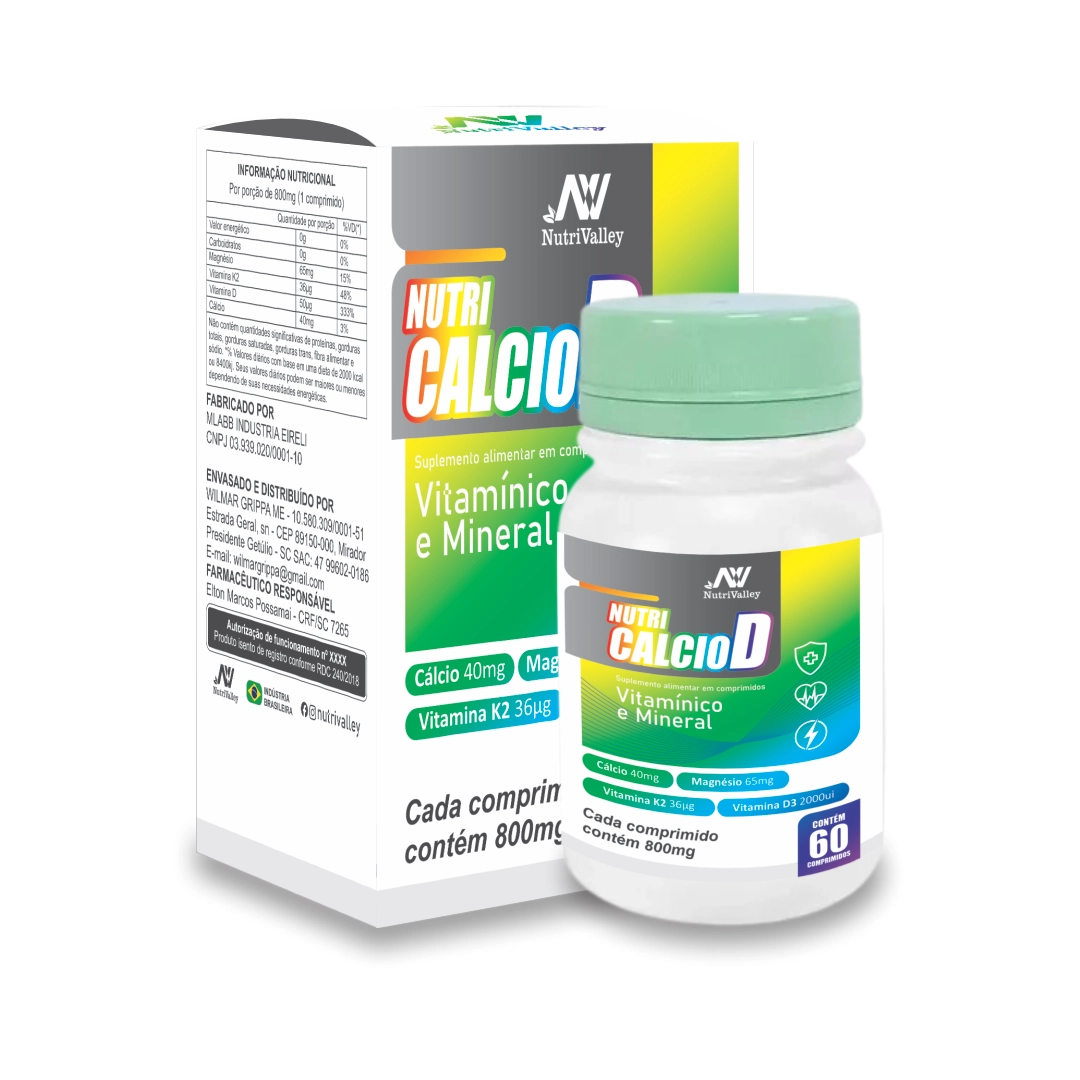 Nutri Cálcio D. 60 comprimidos