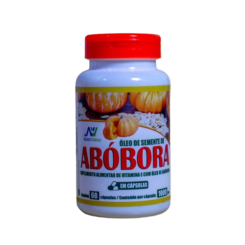 Óleo de semente de Abóbora. Em cápsulas oleosas.